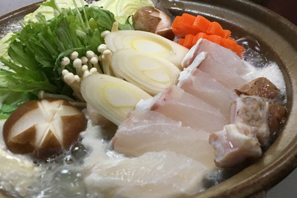 花山温泉クエ鍋
