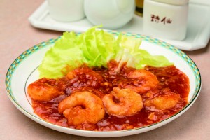 詩仙_の海老チリ