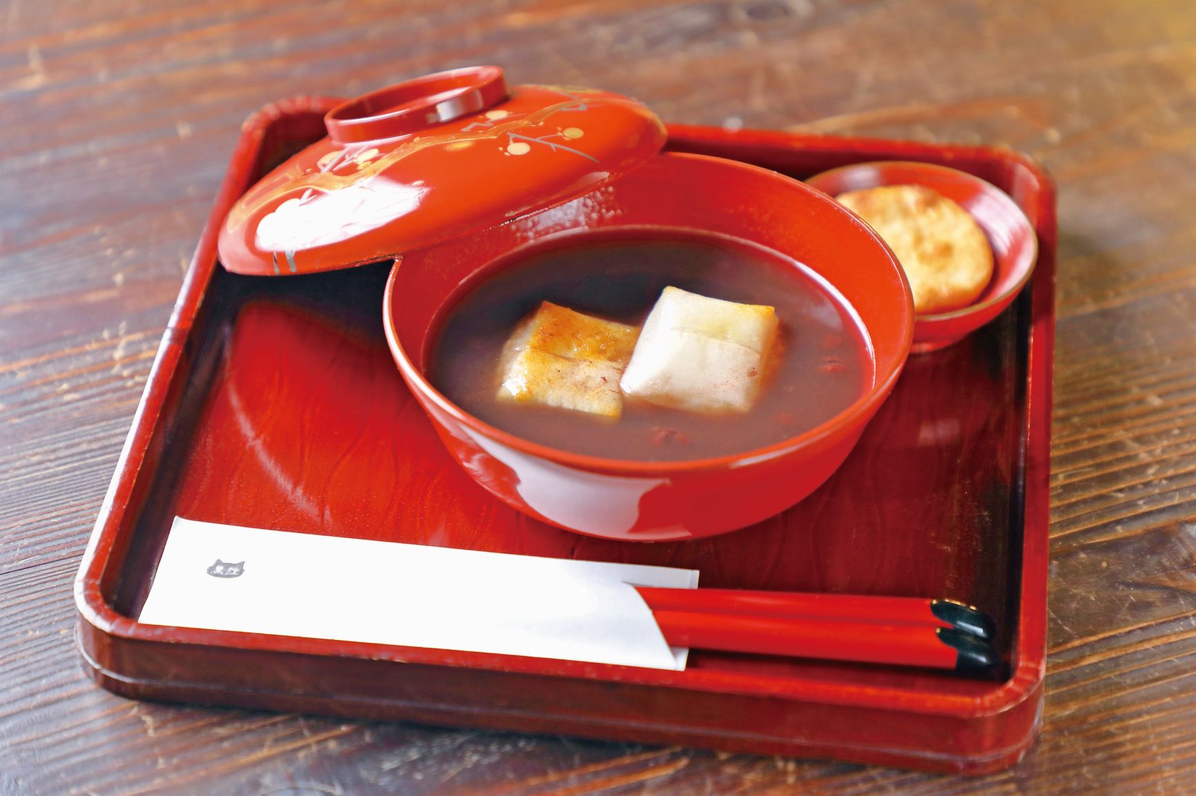 黒江ぬりもの館のぜんざい