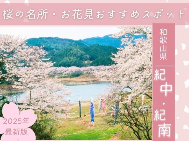 【紀中・紀南エリア】桜の名所・お花見おすすめスポット2025年最新版